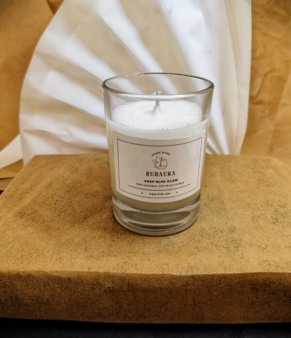 Deep Blue Glow Luxury Candle